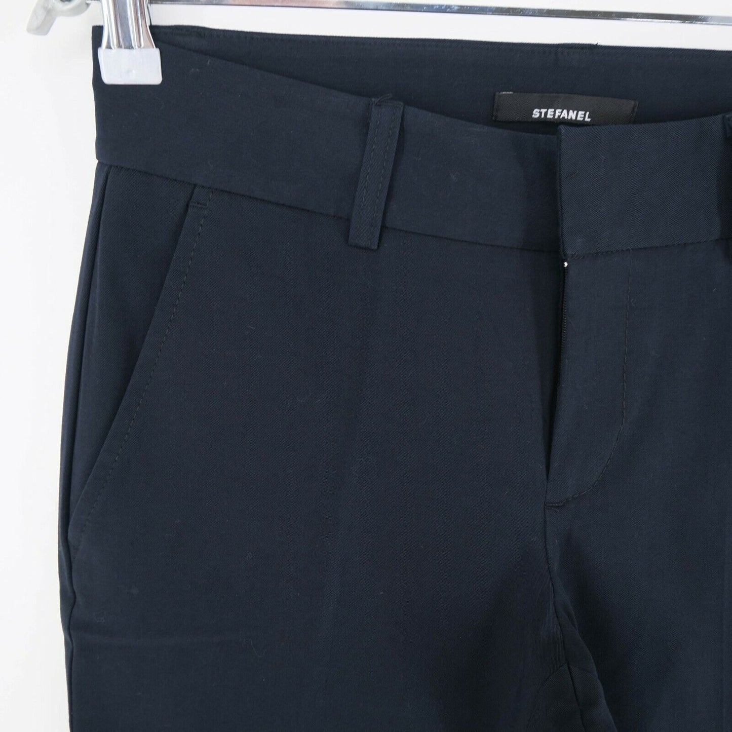 STEFANEL Marineblaue Anzughose, Hose, Größe EU 34, UK 6, US 4