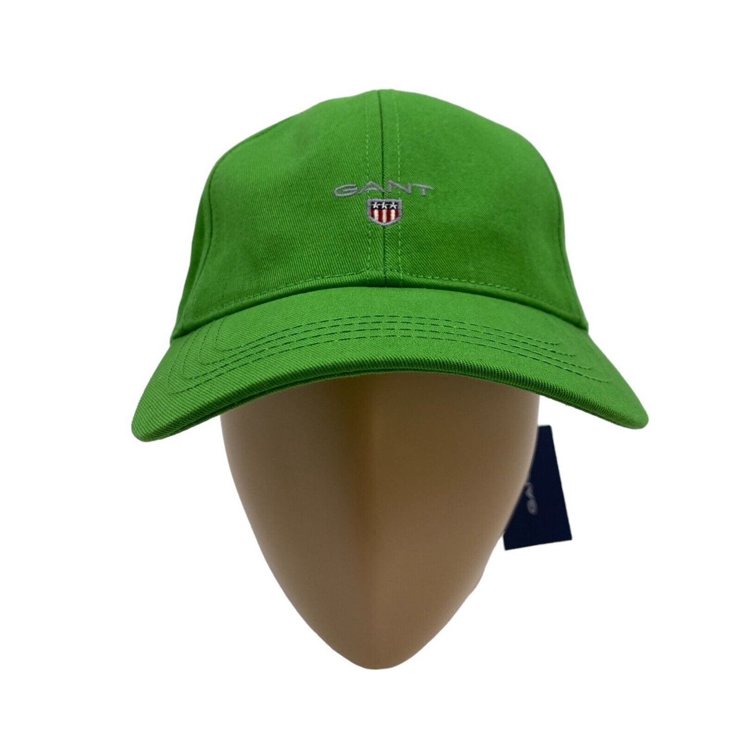 GANT Mens Green Cotton Logo Baseball Twill Cap Hat One Size