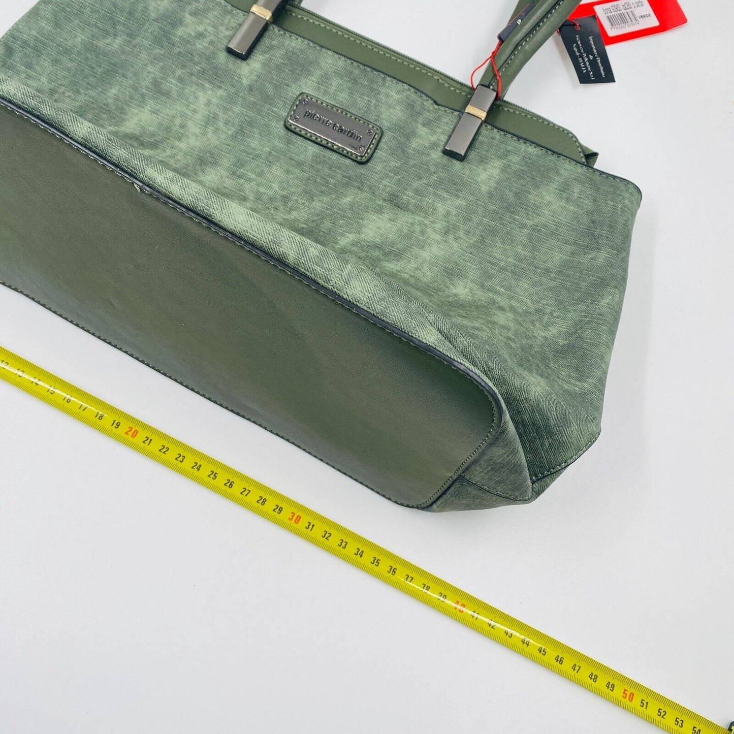 Sac à main Pierre Cardin en cuir écologique vert