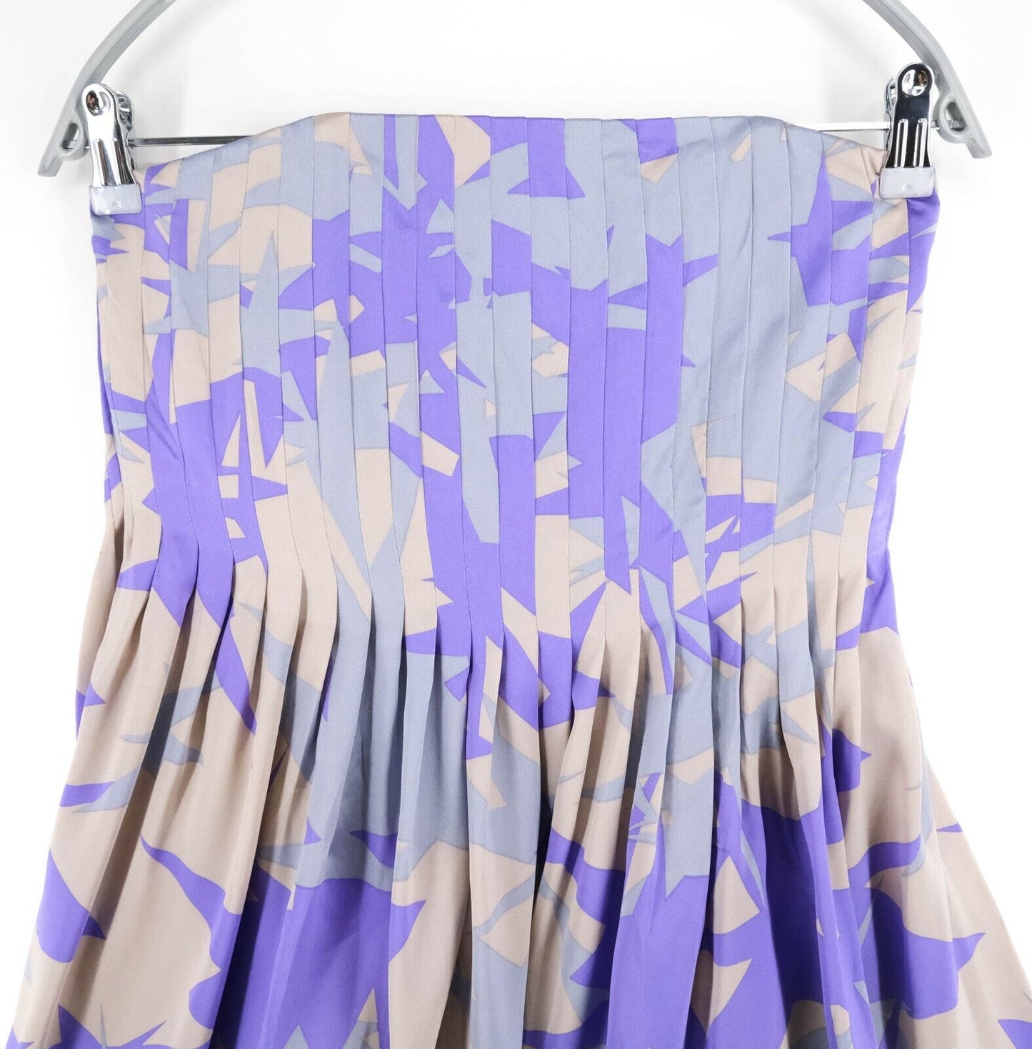 S`NOB Purple Sleeveless Pleated Dress Size M