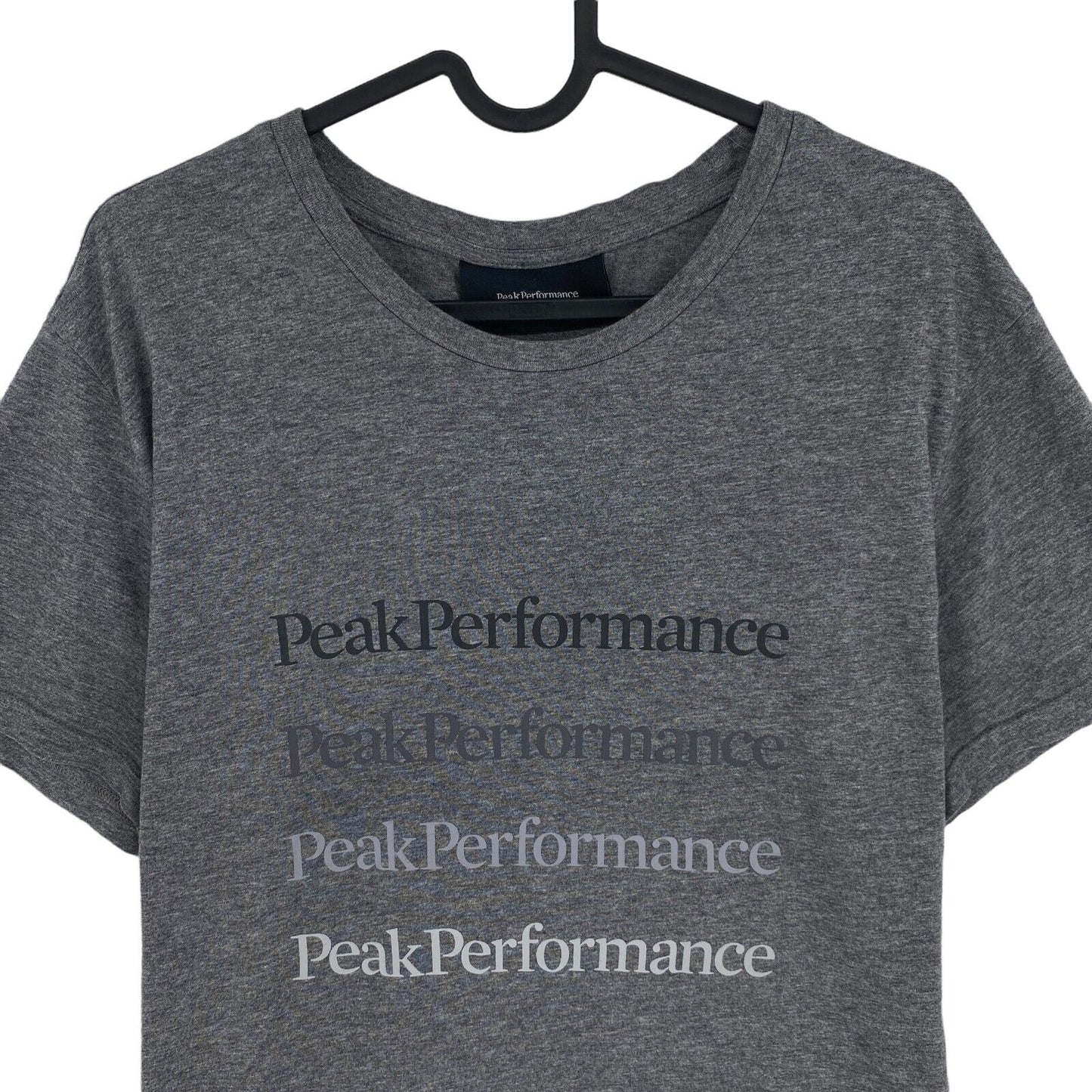 Peak Performance Grey Crew Neck T Shirt Size L