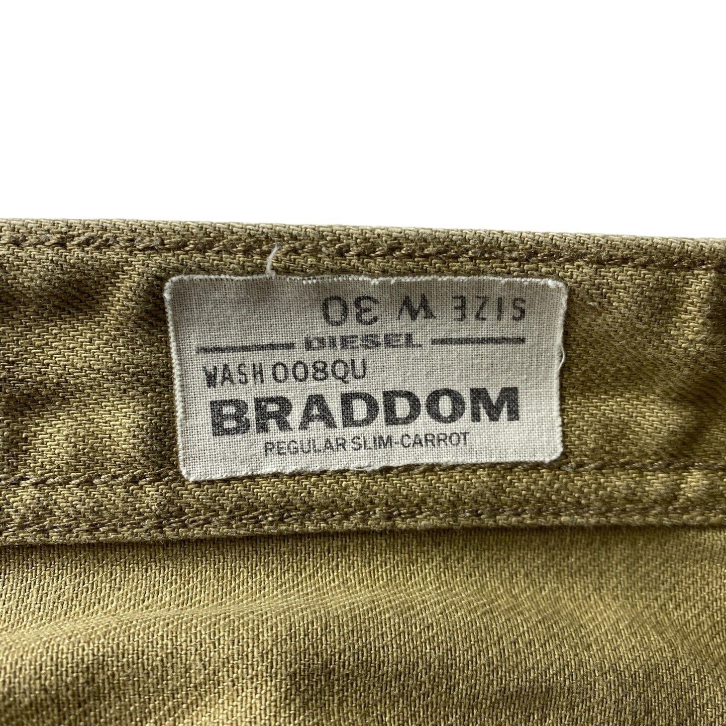 Diesel BRADDOM Jeans in Karottenform, reguläre Passform, Beige, W30 L32