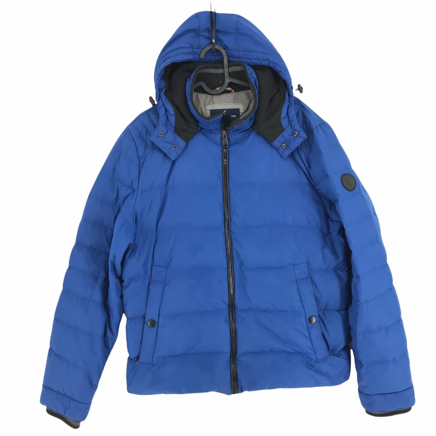 DANIEL HECHTER Blaue Pufferjacke Mantel Größe EUR 50 US UK 40 Groß