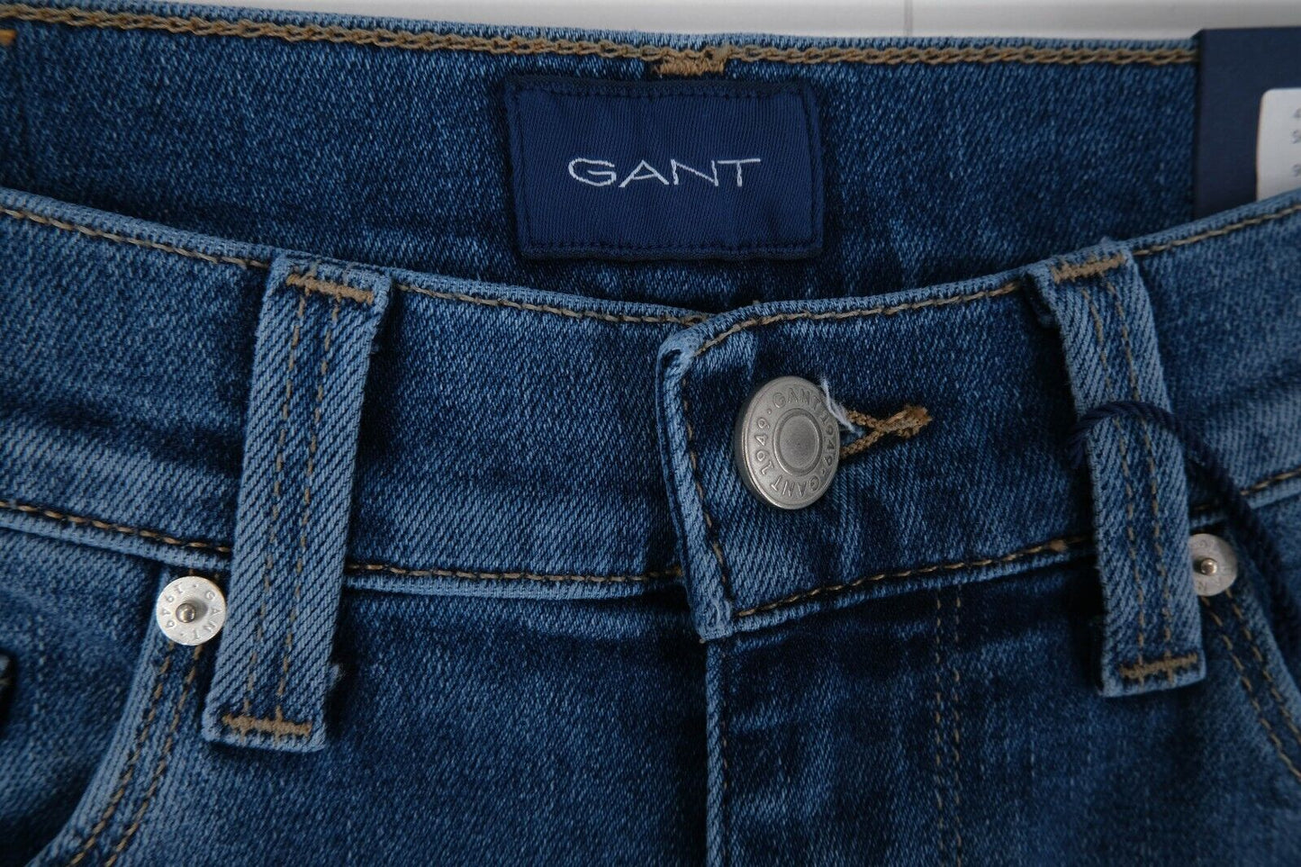 GANT Blue Skinny Super Stretch Jeans Size W27 L32