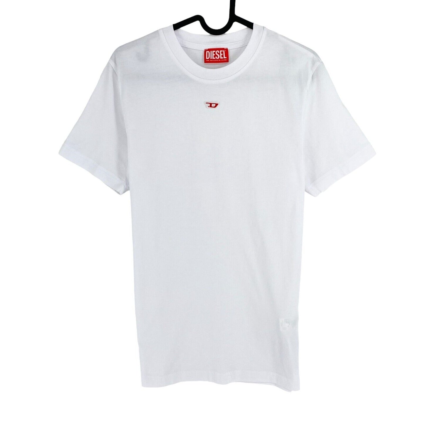 DIESEL Men White T-DIEGOR-D Crew Neck T Shirt Size S