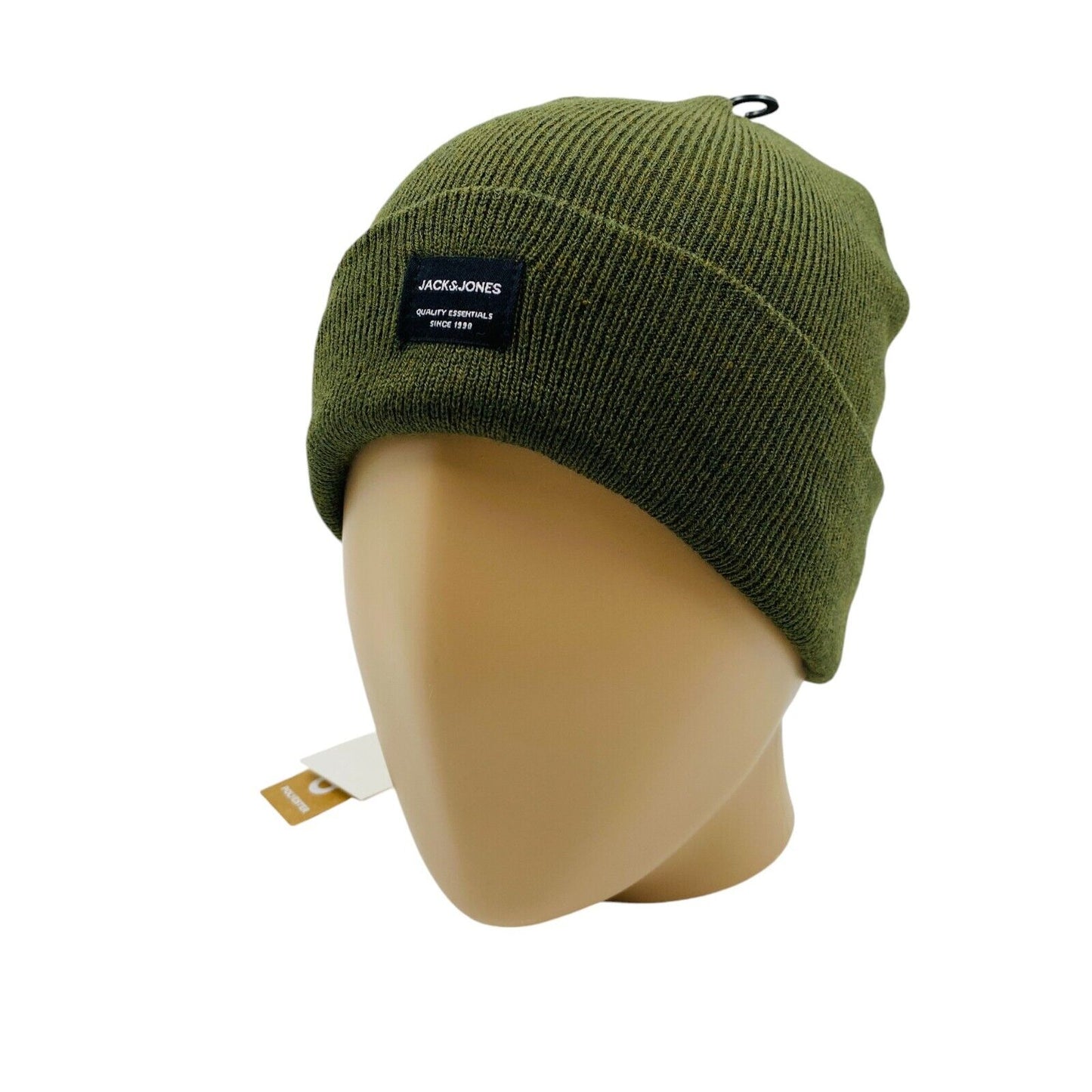 JACK & JONES Unisex Adult Dark Green Knit Beanie Winter Hat Set One Size