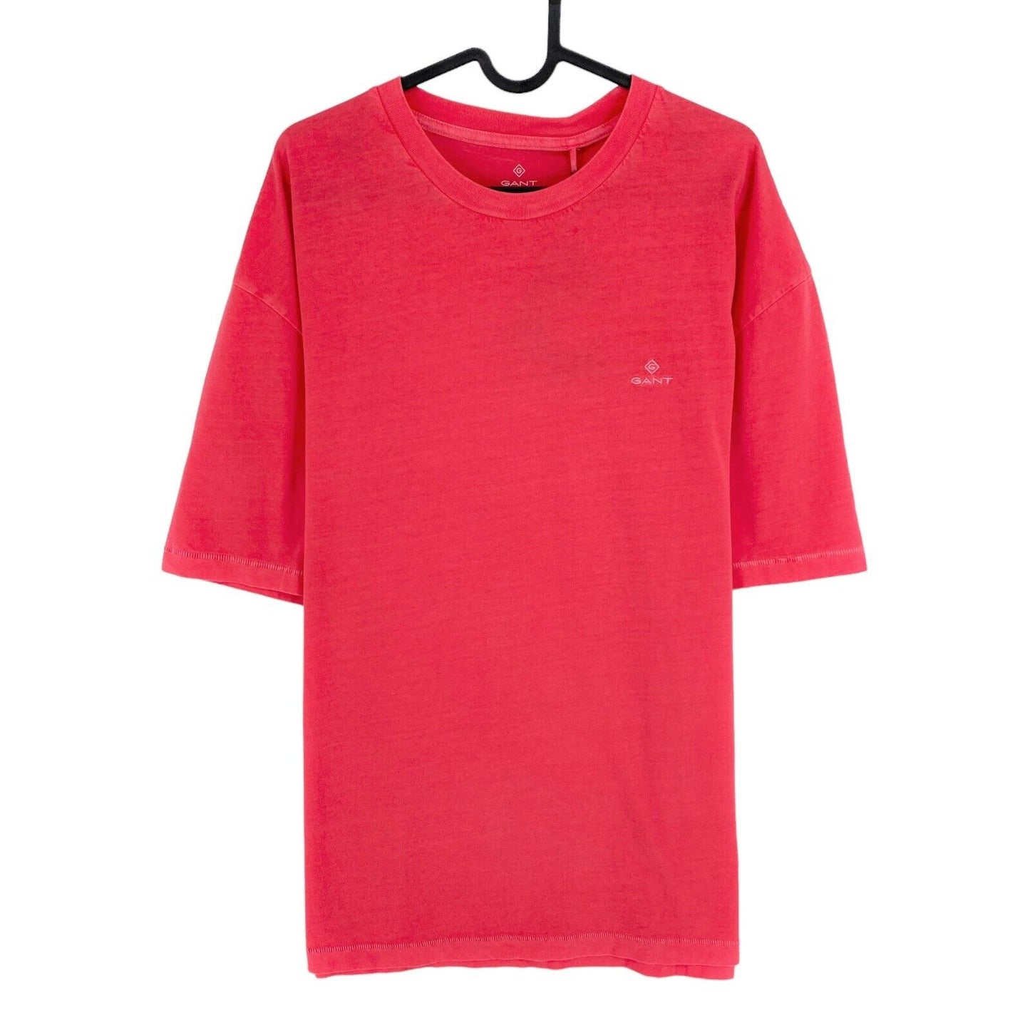 GANT T-Shirt mit Rundhalsausschnitt, sonnenverblasst, Pink, Größe L