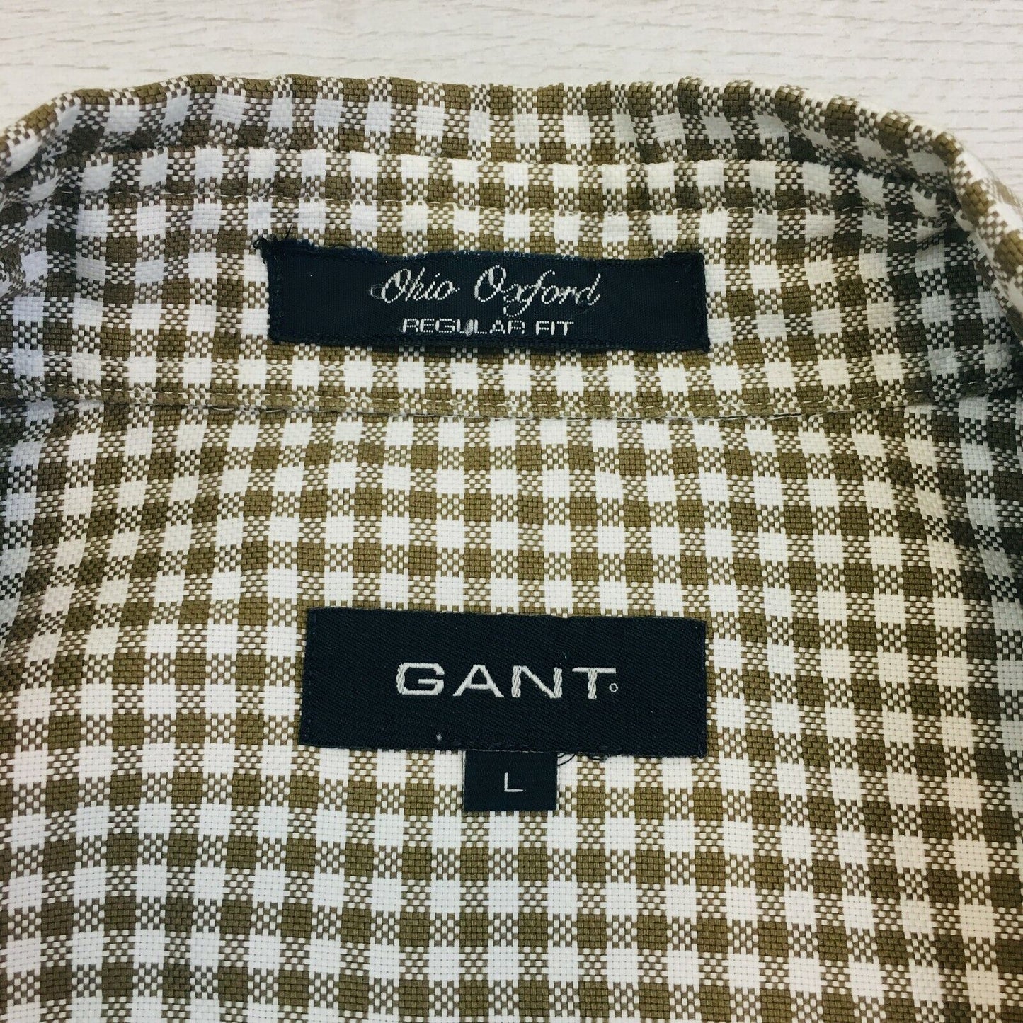 Men‘s GANT Ohio Oxford Regular Fit Shirt Top Size L / Large