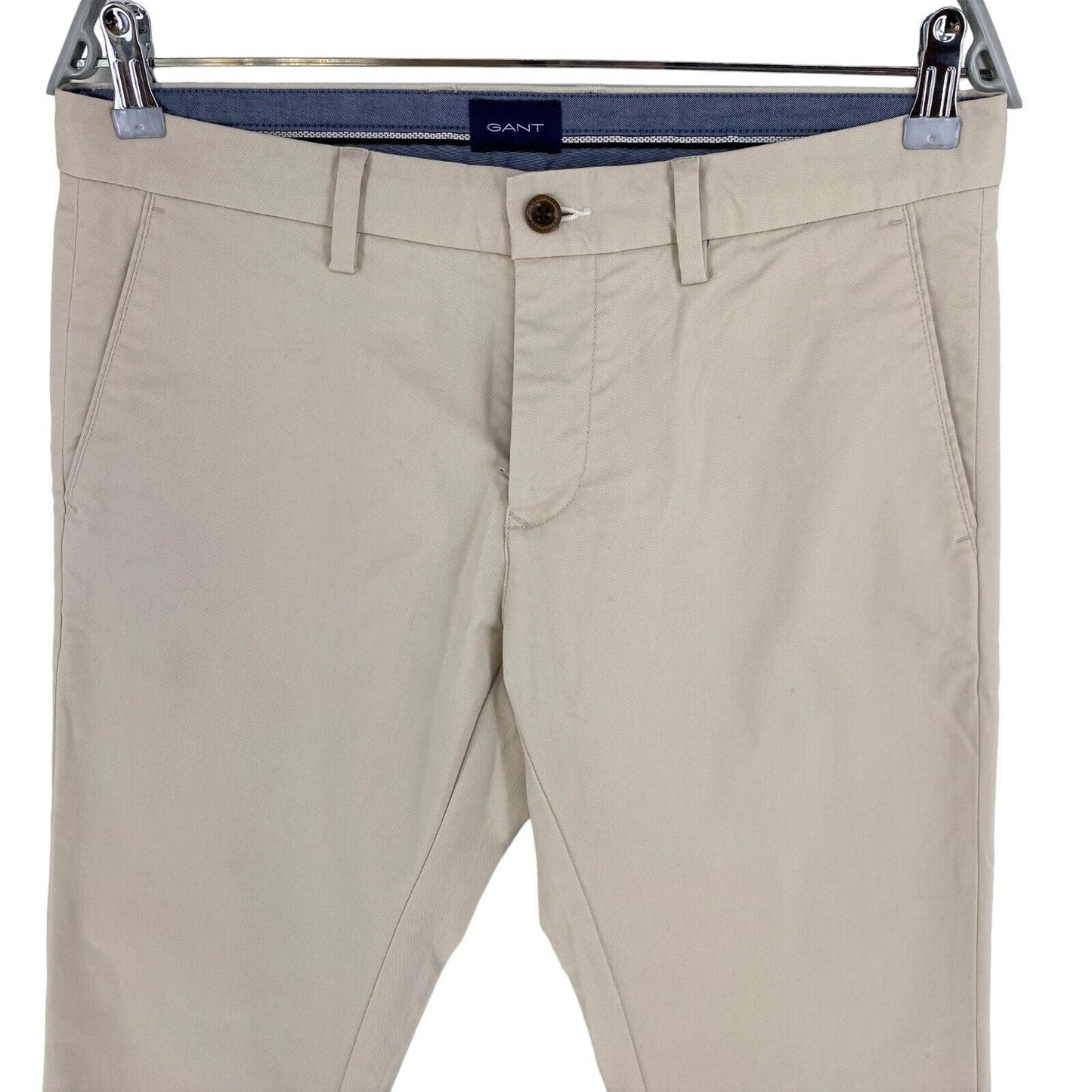 GANT Graue Slim Fit Chinohose, Größe W30 L34