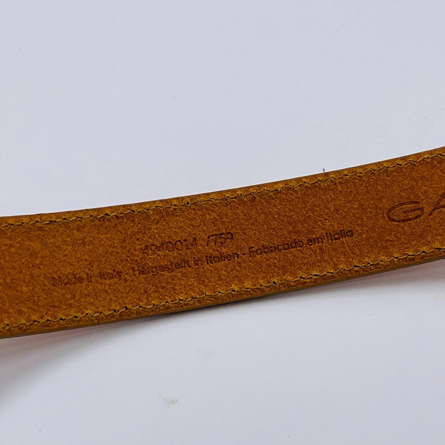 GANT Brown 100% Leather Holiday Belt Size 80 cm 32 in.