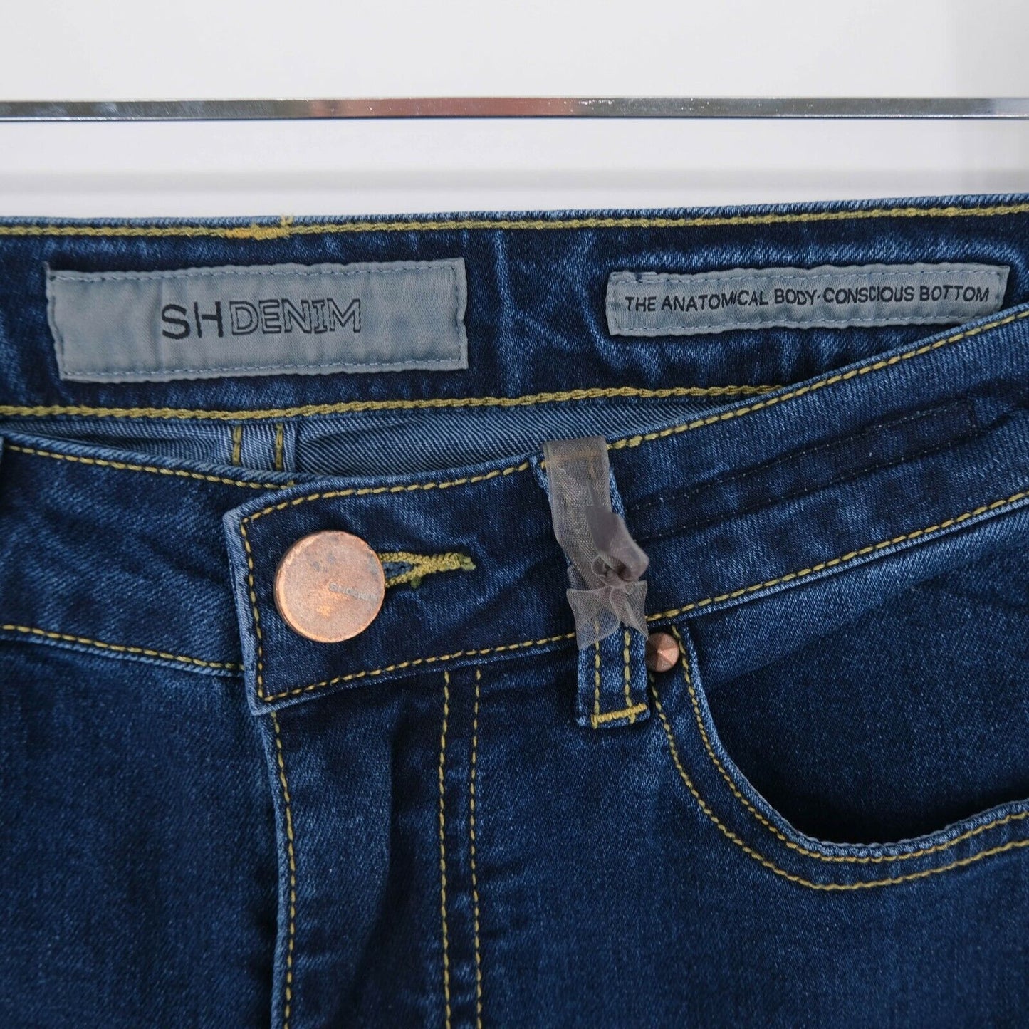 SH Denim Navy Blue Slim Jeans Size 38