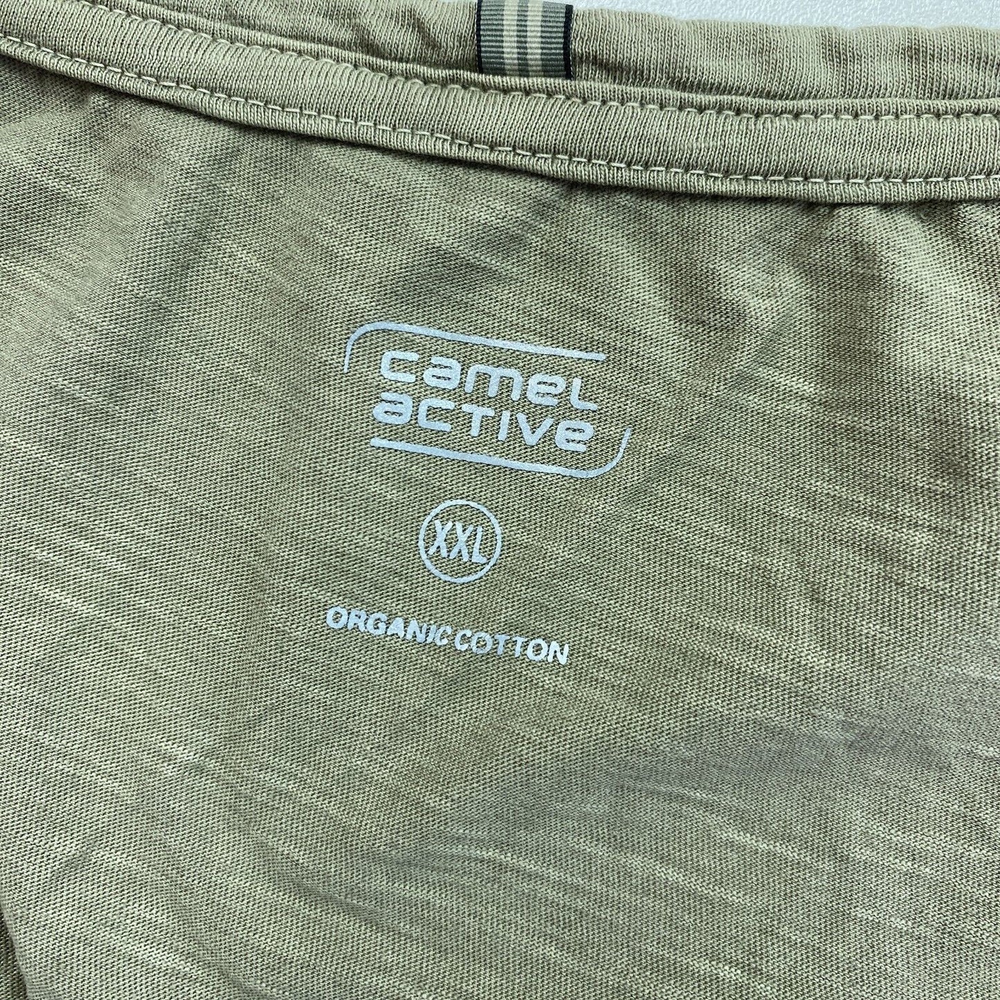 Camel Active Tanktop mit Rundhalsausschnitt, Grün, Größe 2XL XXL