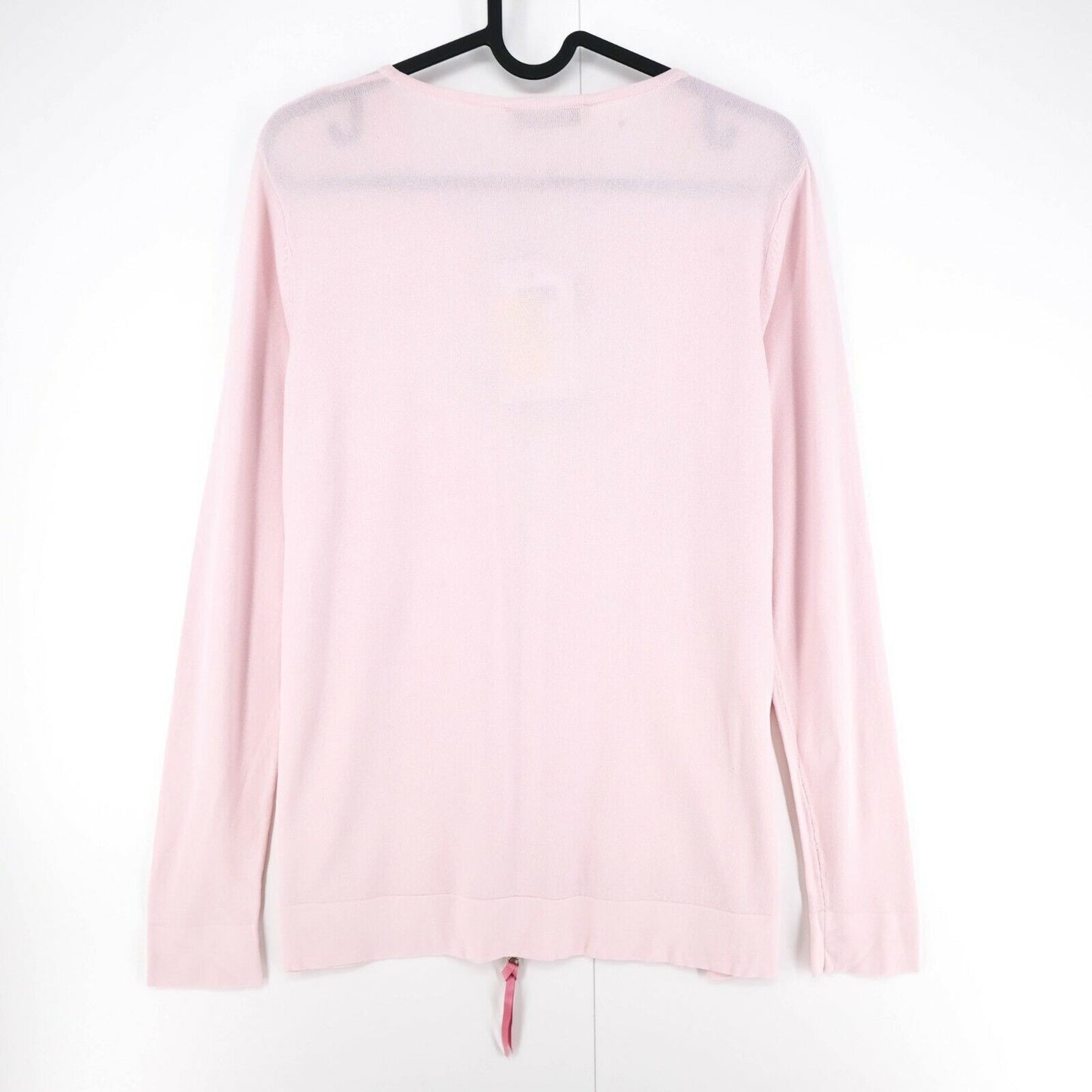 Persona Pink Full Zip Crew Neck Pullover Sweater Jumper Size S