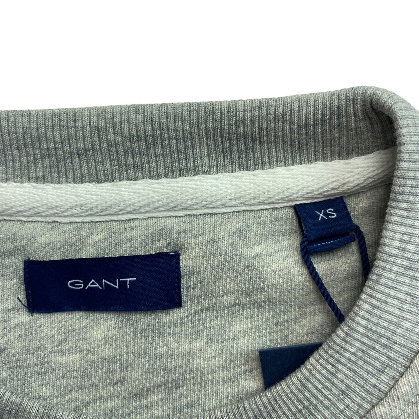 GANT Grey New Haven Crew Neck Sweater Pullover Size XS