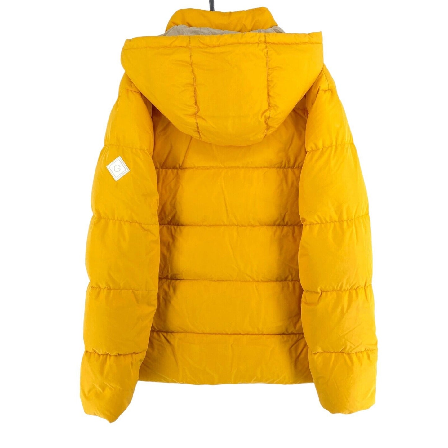 GANT Yellow The Alta Down Hooded Puffer Jacket Coat Size L