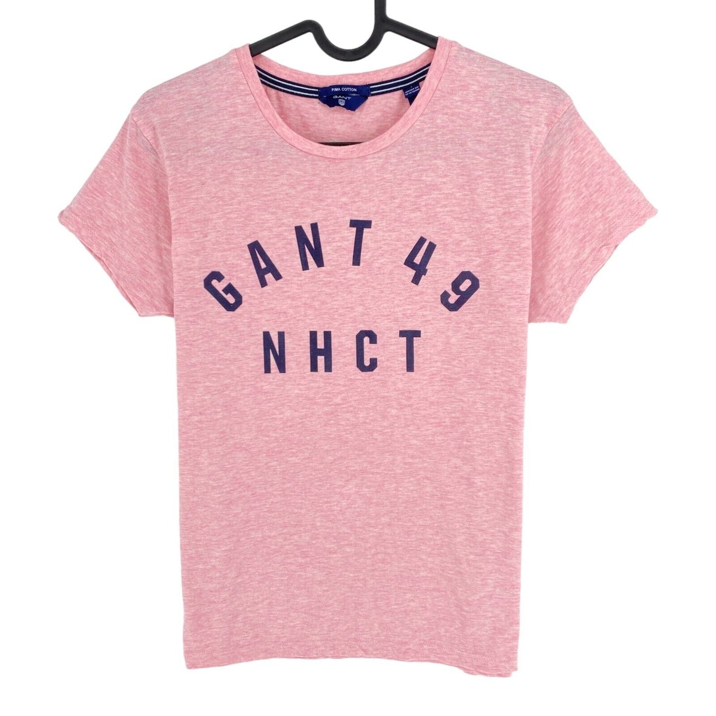 GANT Girls Pink Logo Crew Neck T Shirt Size 13-14 Years 158/164 cm