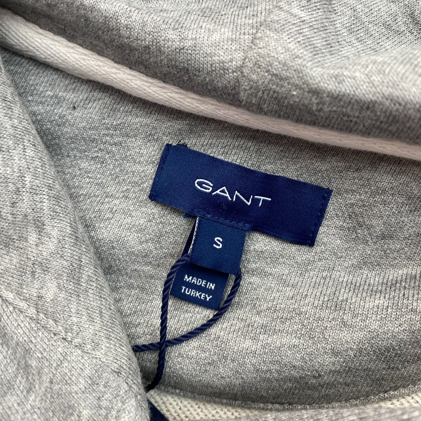 GANT Graues Archive Shield Hoodiekleid Größe S