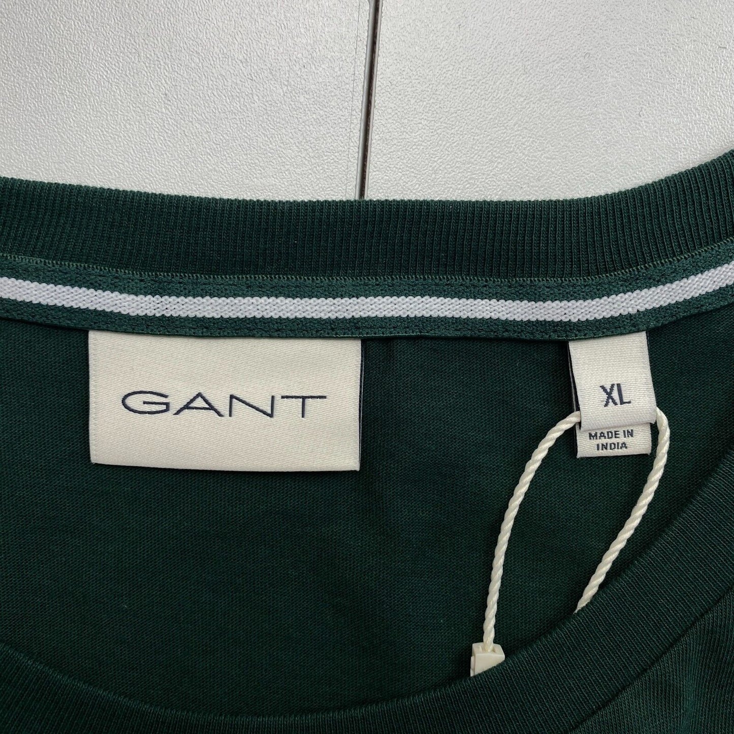 GANT Men Dark Green G Graphic Crew Neck Short Sleeves T Shirt Size XL