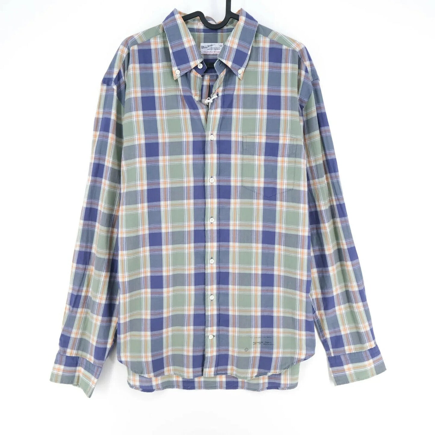 GANT Coloured Check Fall Handloom Madras Shirt Size L