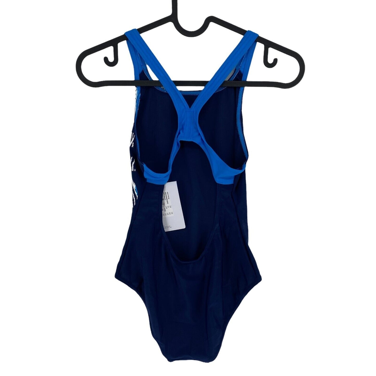 Women`s ARENA Navy Blue Bicolour Pro Back One Piece Swimsuit Size EU 36 UK/US 30