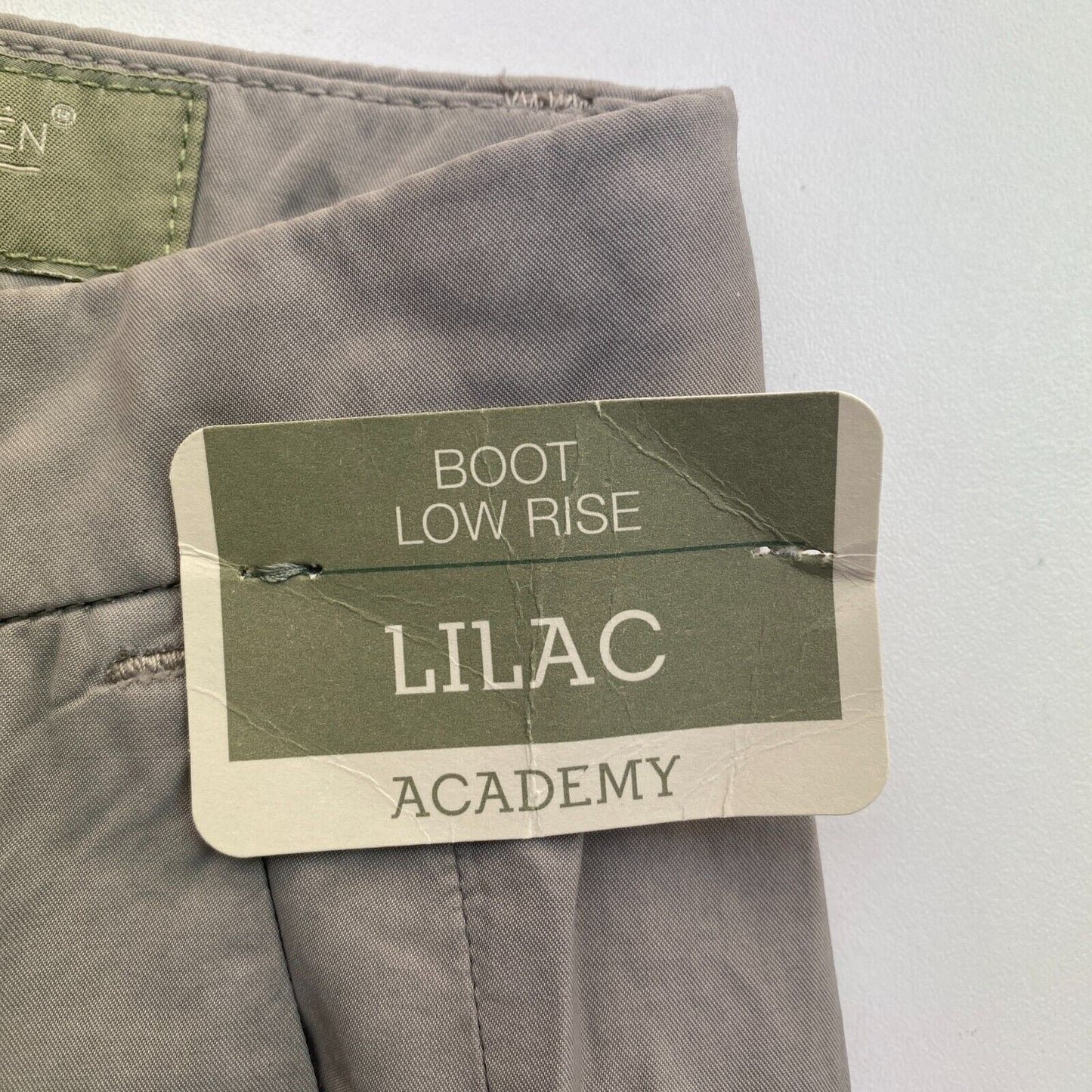 JACOB COHEN ACADEMY Women LILAC Grey Low Rise Skinny Pants Trousers Size W30 L32