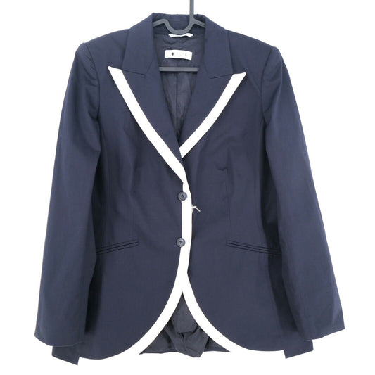 RRP €275 PERSONA Navy Blue Jacket Blazer Size EU 38 UK 10 US 8