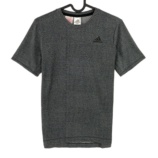 Adidas Climalite Youth Boys Gris Crew Neck T-shirt Taille 11-12 ans