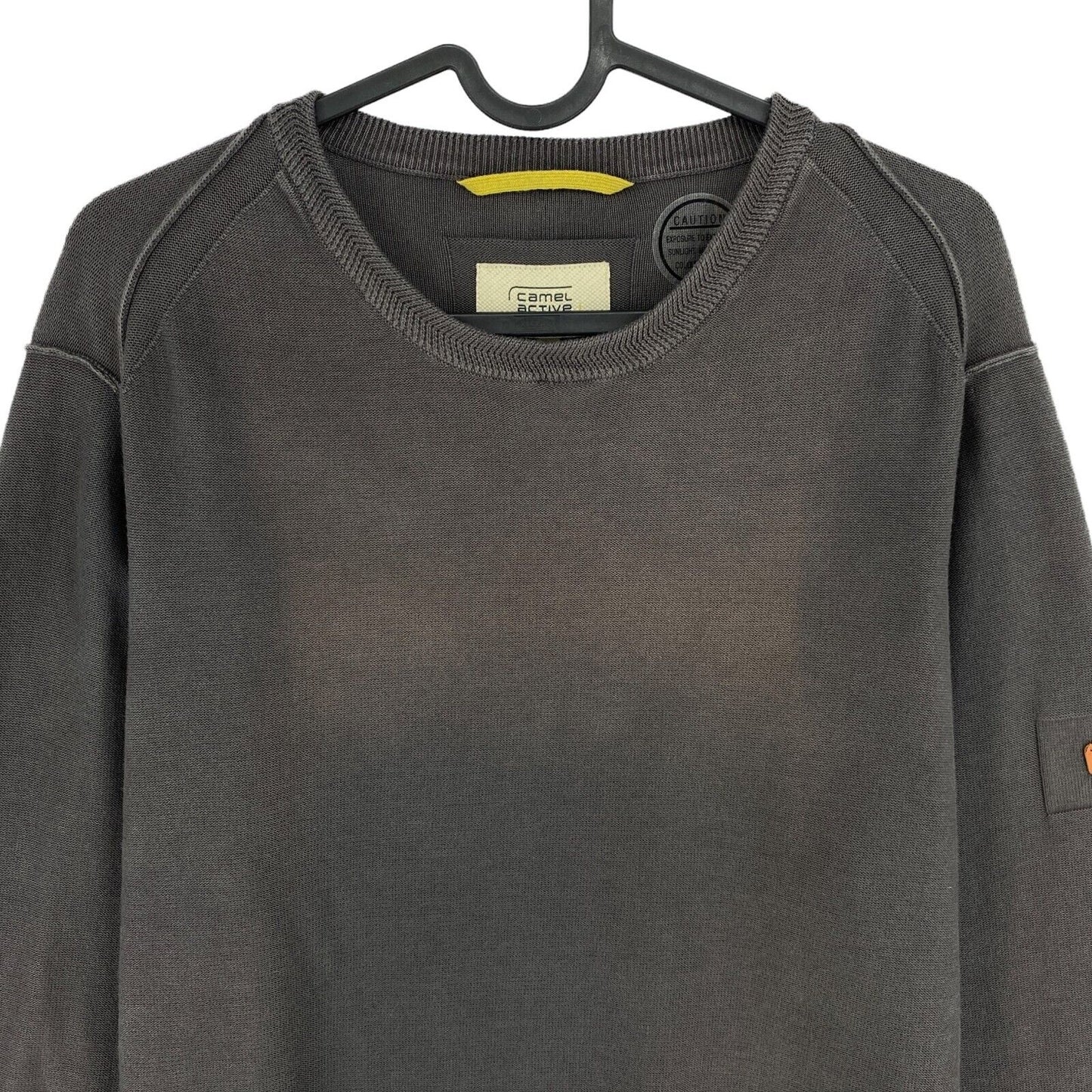 Camel Active Gris Foncé Crew Neck Pull Pull Taille L