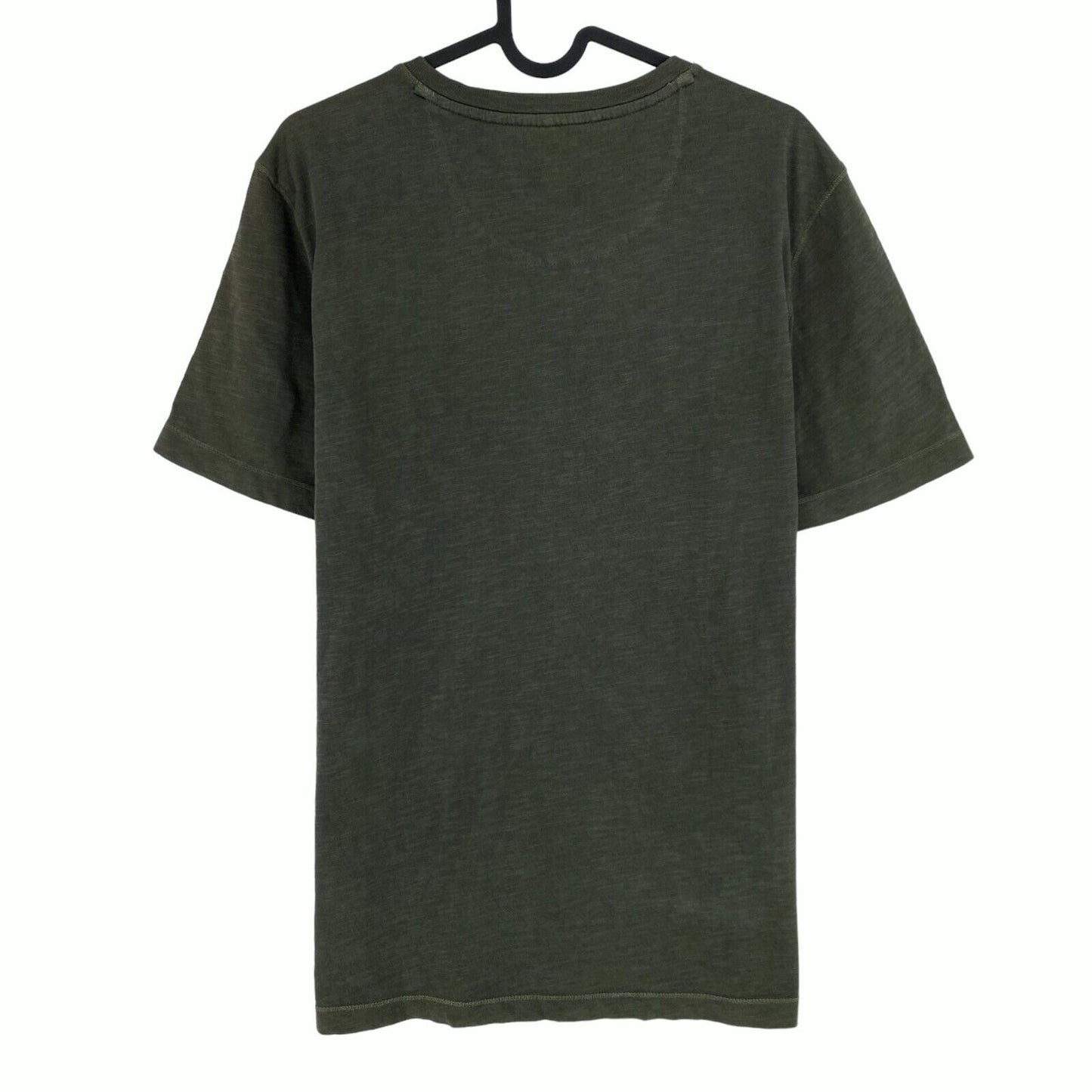 CAMEL ACTIVE Greyish Green Henley Neck T Shirt Size M