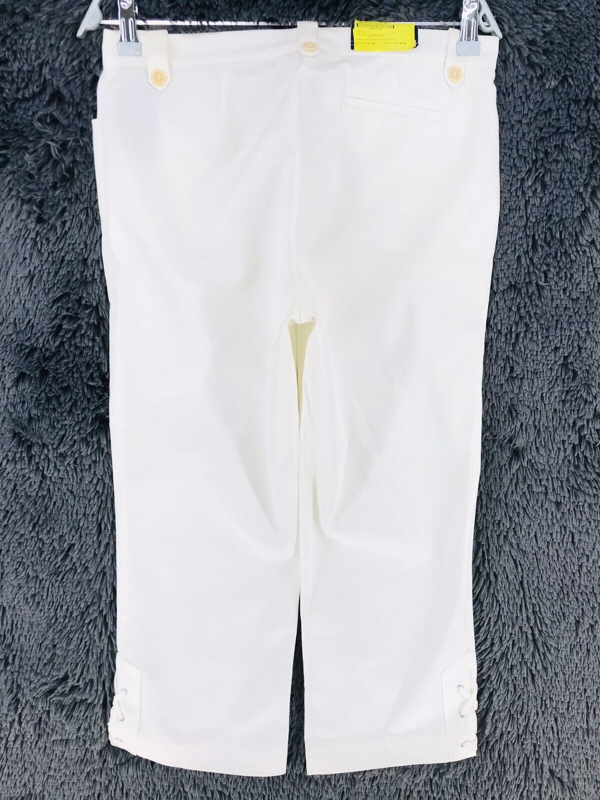 UVP €149 GANT Damen Weiße Regular Straight Fit Caprihose EUR 38 US 8 UK 12