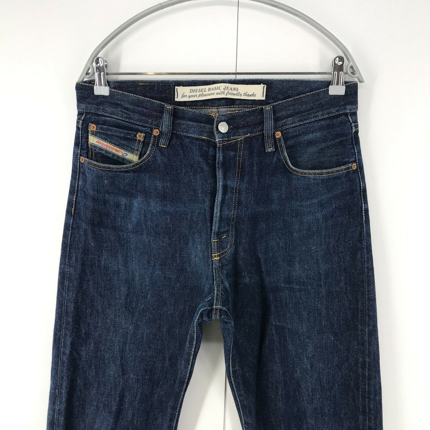 Diesel KRATT Dark Blue Regular Straight Fit Jeans W31 Made In Italy