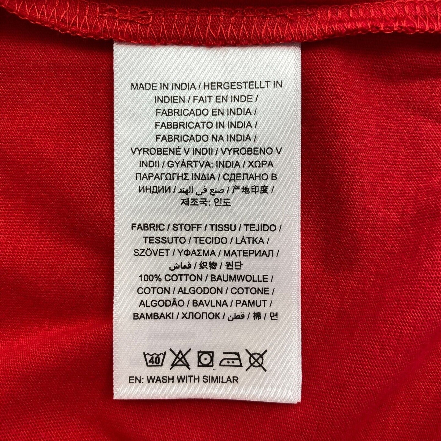 GANT Red Original Regular Crew Neck T Shirt Size M