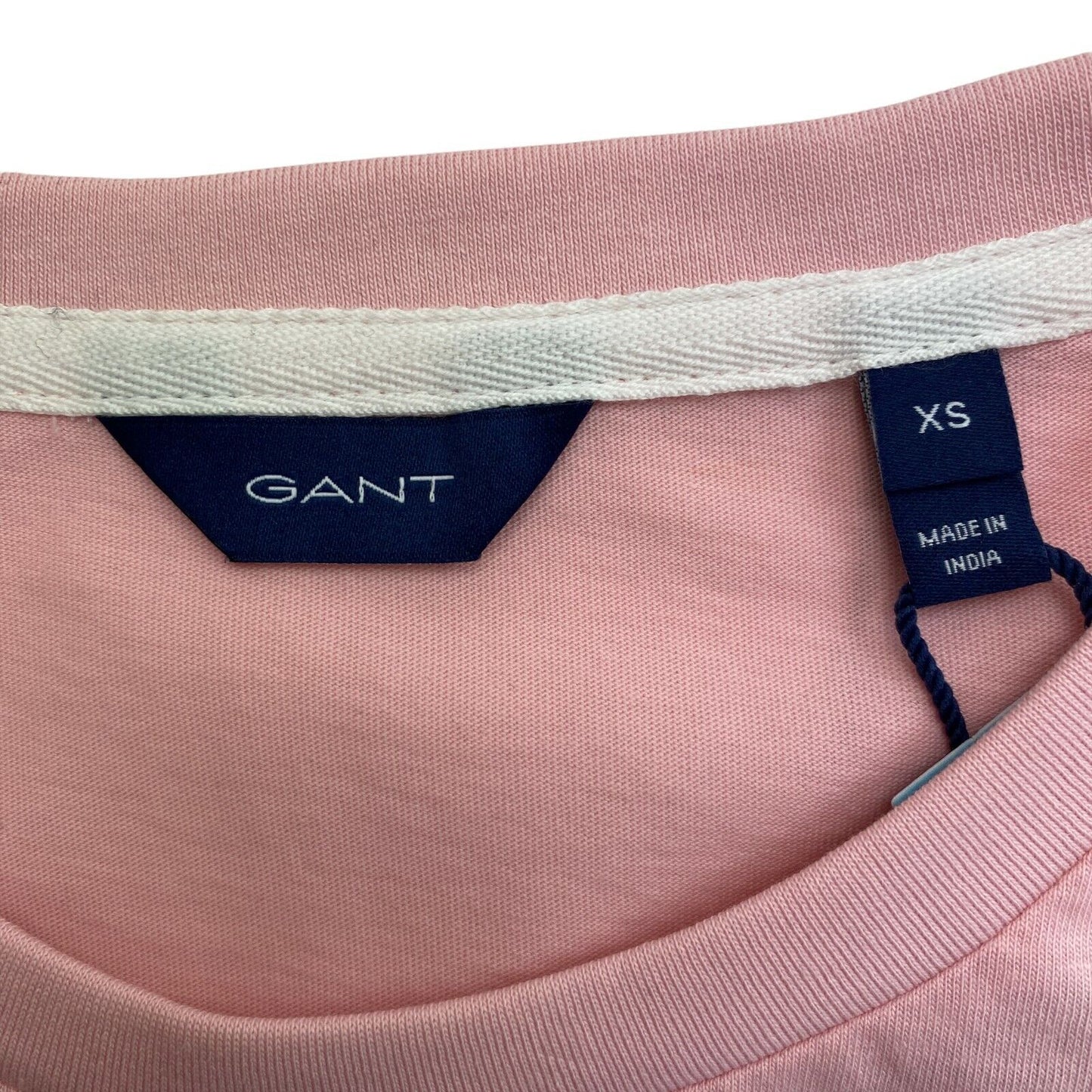 GANT Pink Arch Logo Crew Neck T Shirt Size XS