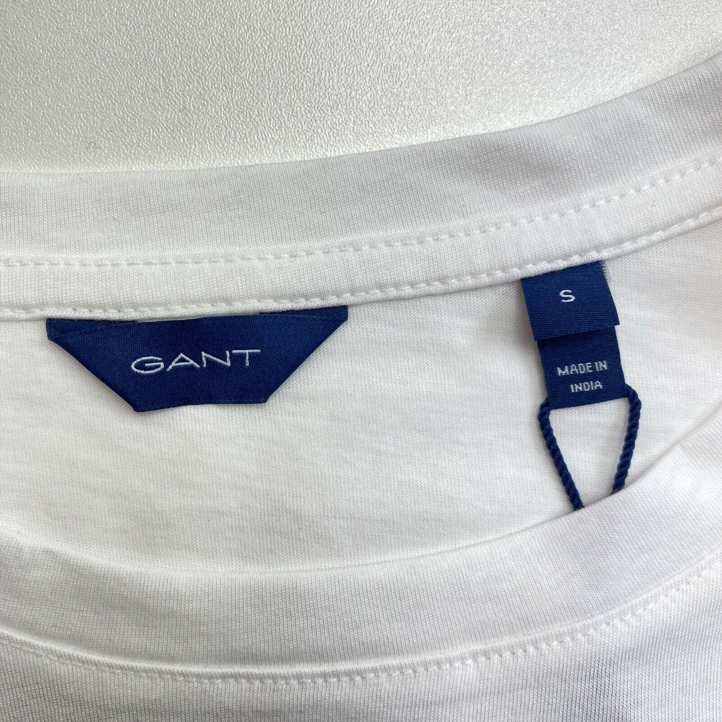 GANT Weiß Original Rundhals T-Shirt Größe S