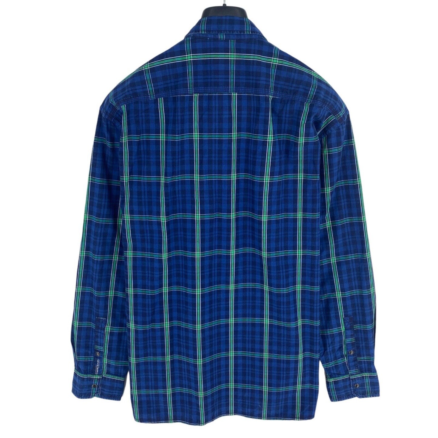 CAMEL ACTIVE Men Navy Blue Plaid Regular Fit Long Sleeves Shirt Size 3XL XXXL