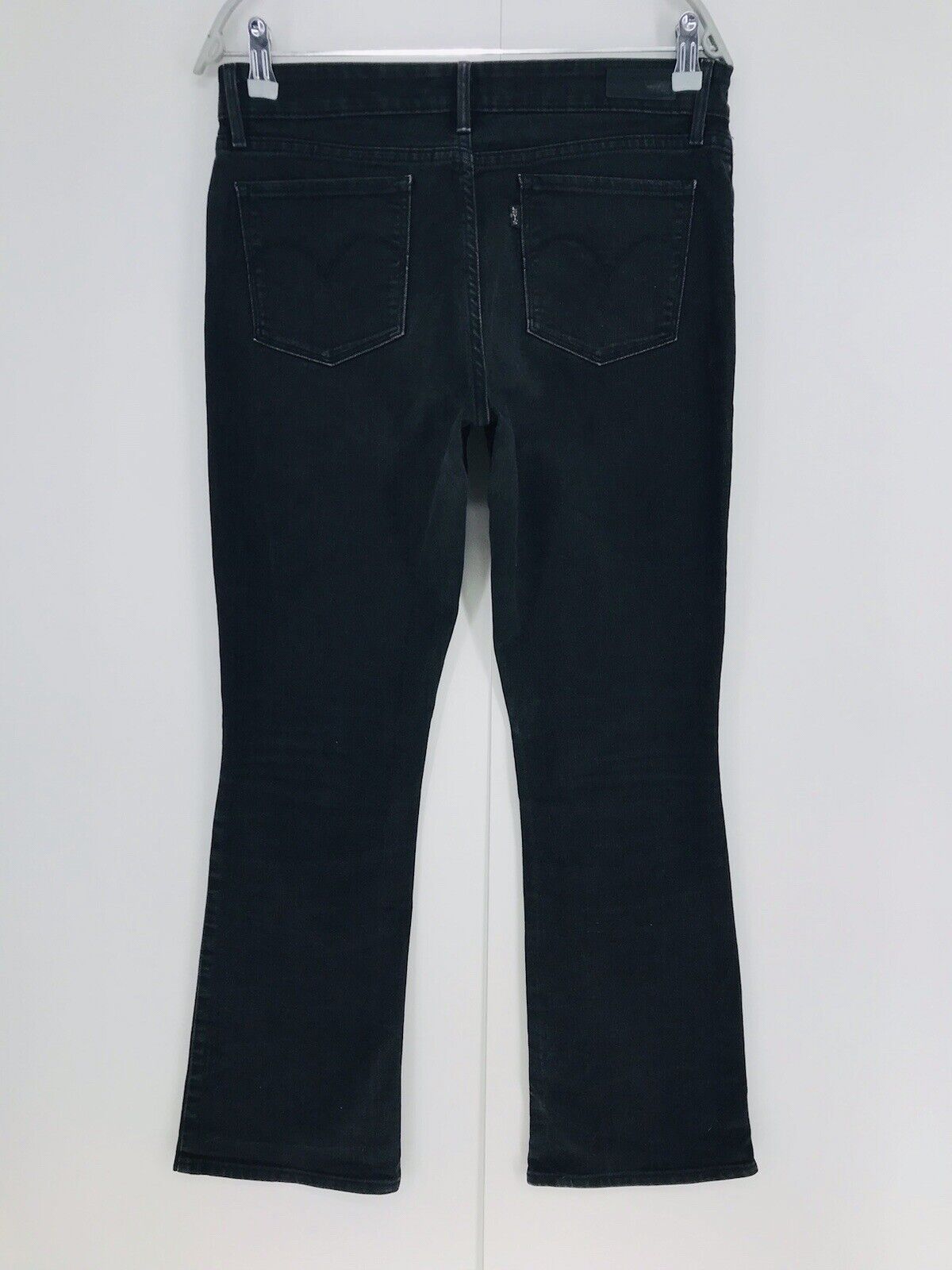 Levi's Demi Curve Women Black Mid Rise Bootcut Fit Jeans W30 L30