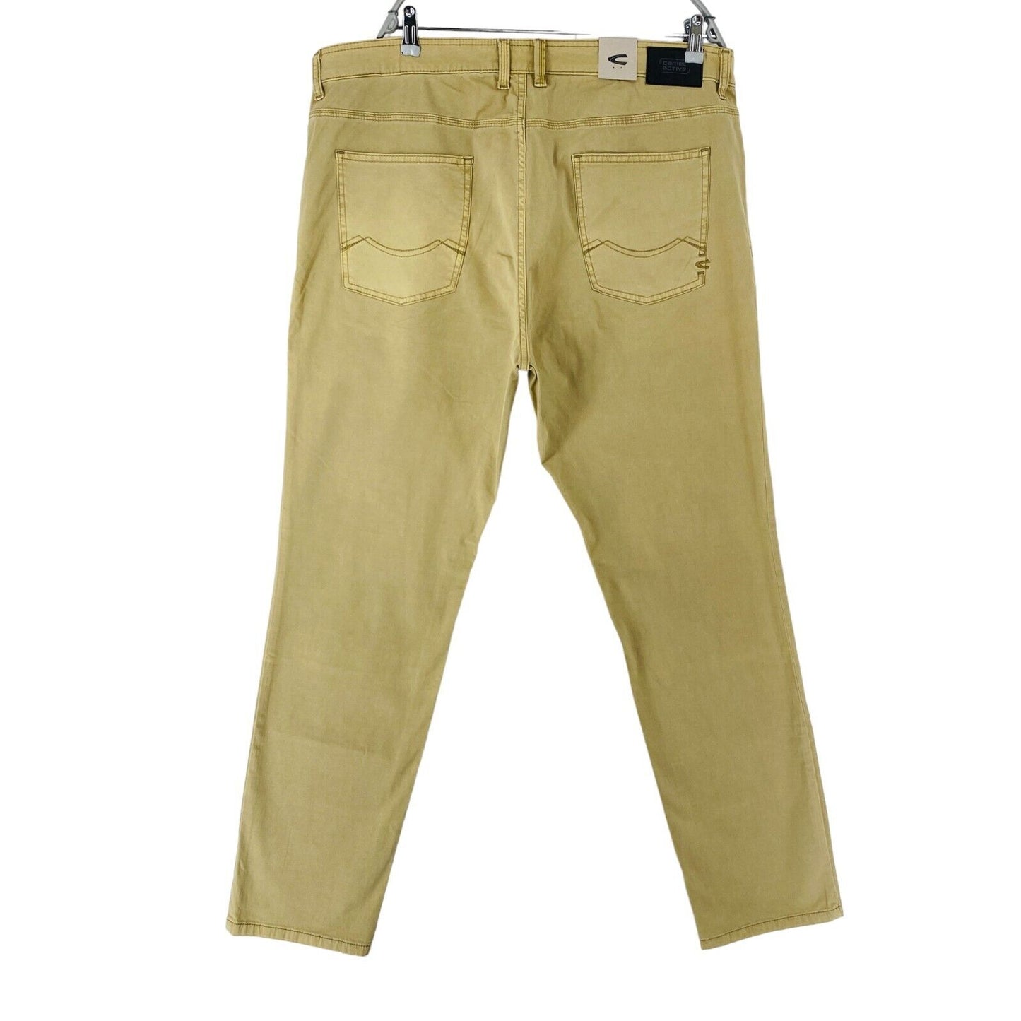 Camel Active WOODSTOCK Beige Mens Relaxed Straight Fit Jeans Trousers W42 L34