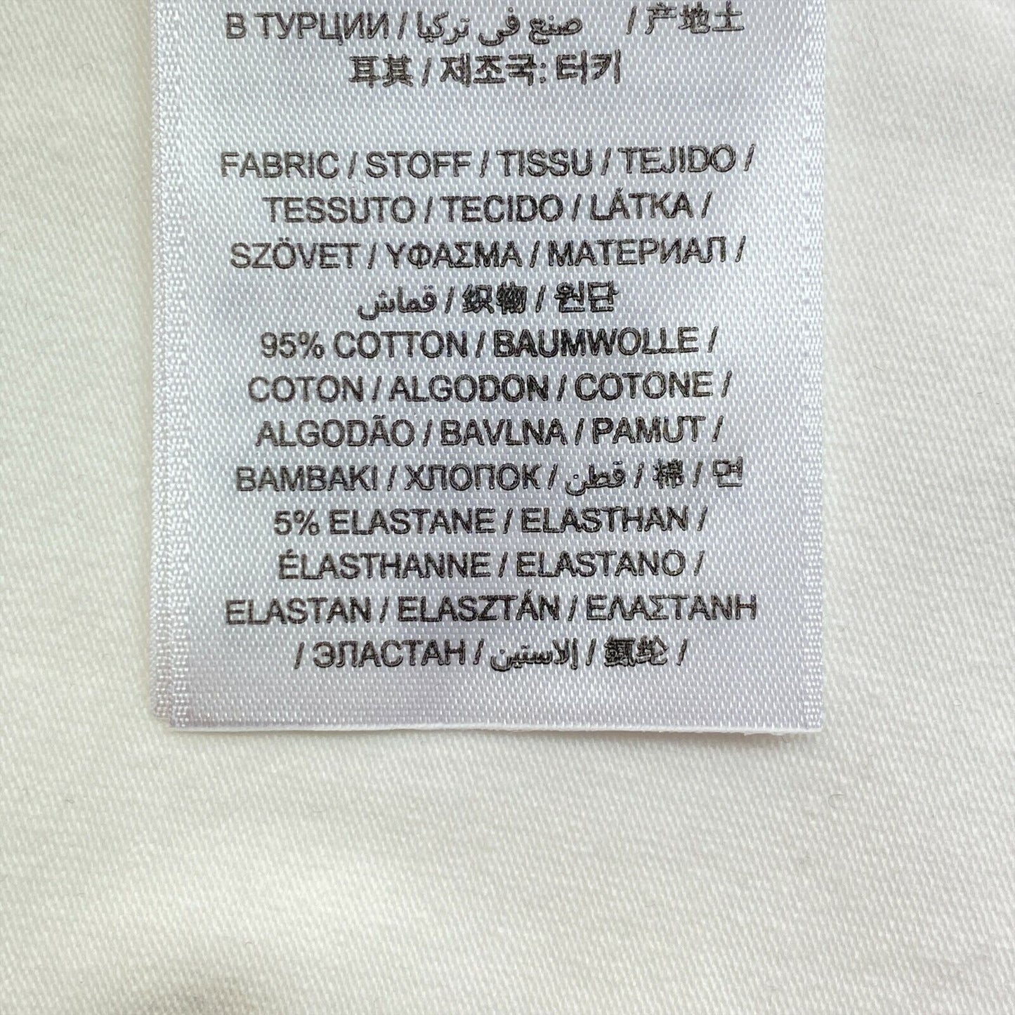 GANT T-Shirt mit langen Ärmeln und Rundhalsausschnitt, Größe XS, weiß