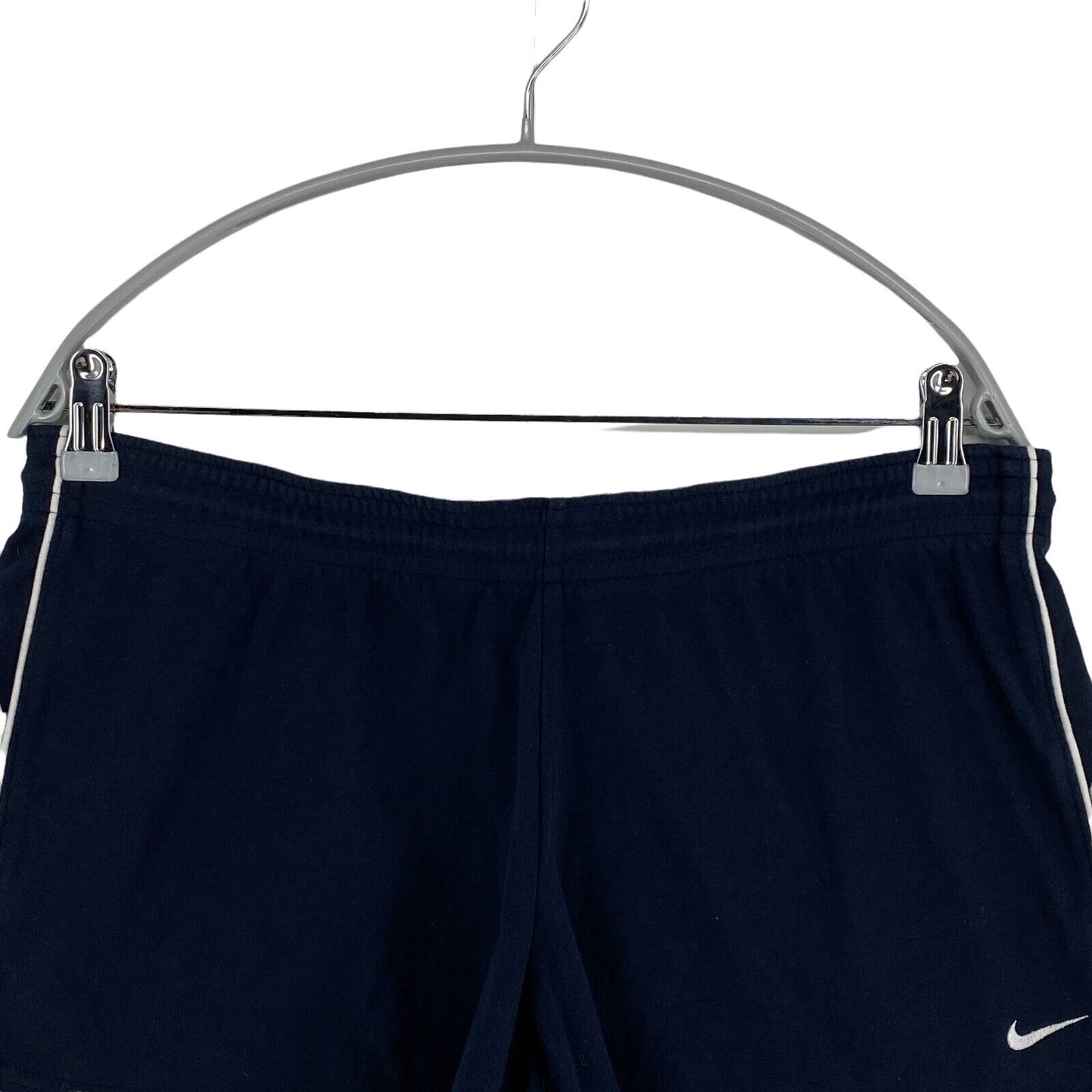 NIKE Navy Blue Cotton Blend Activewear Shorts Size L