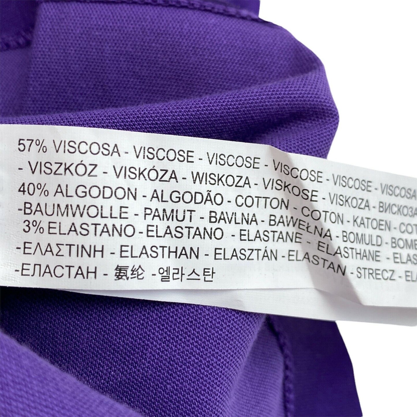 Stradivarius Mini-robe violette sans manches Taille L