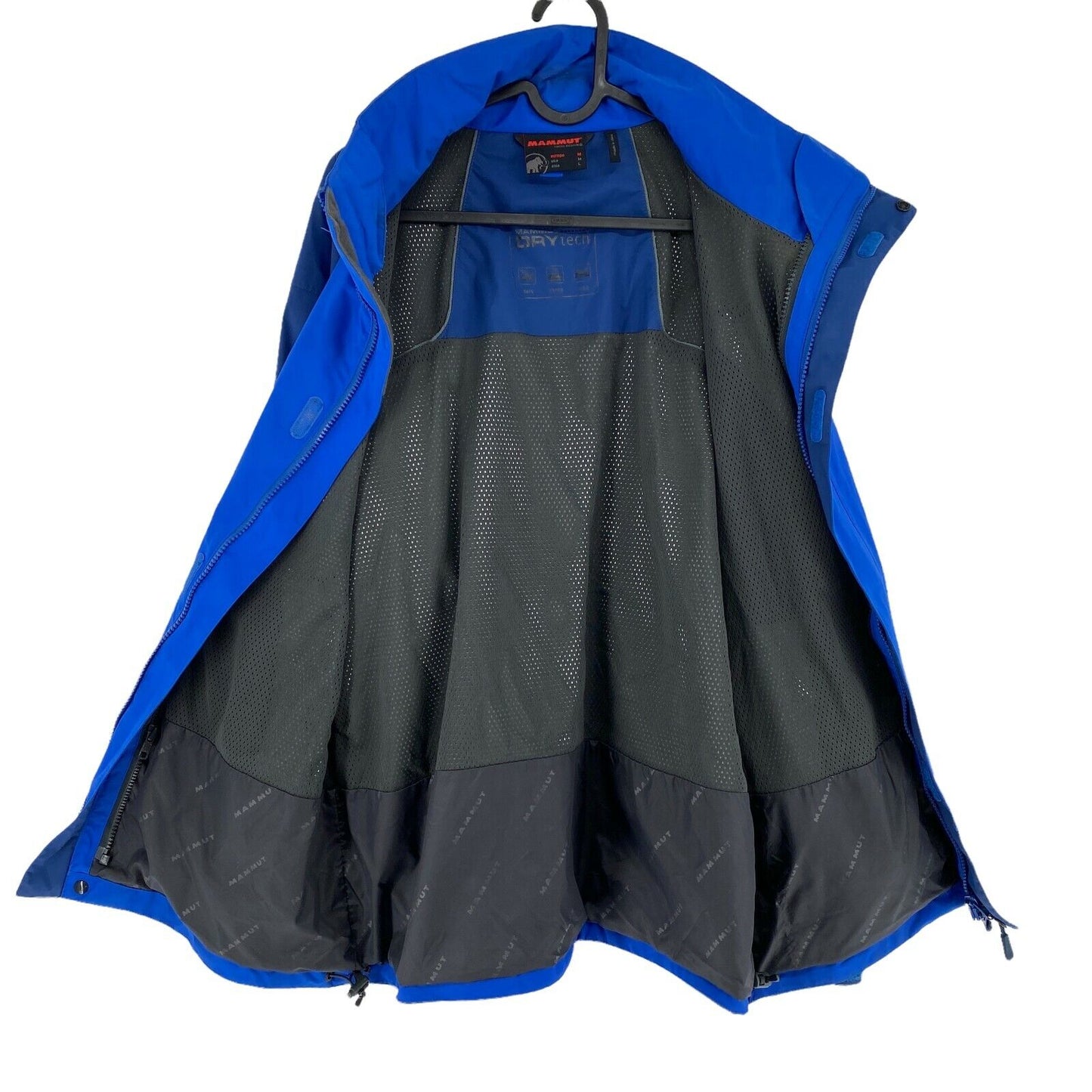 MAMMUT DRY TECH Blaue Jacke Größe M