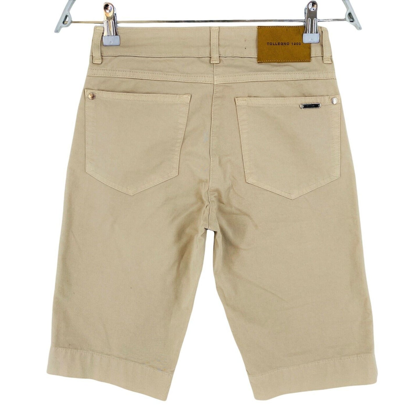 TOLLEGNO 1900 Light Brown Bermuda Short Shorts Size 38 W25