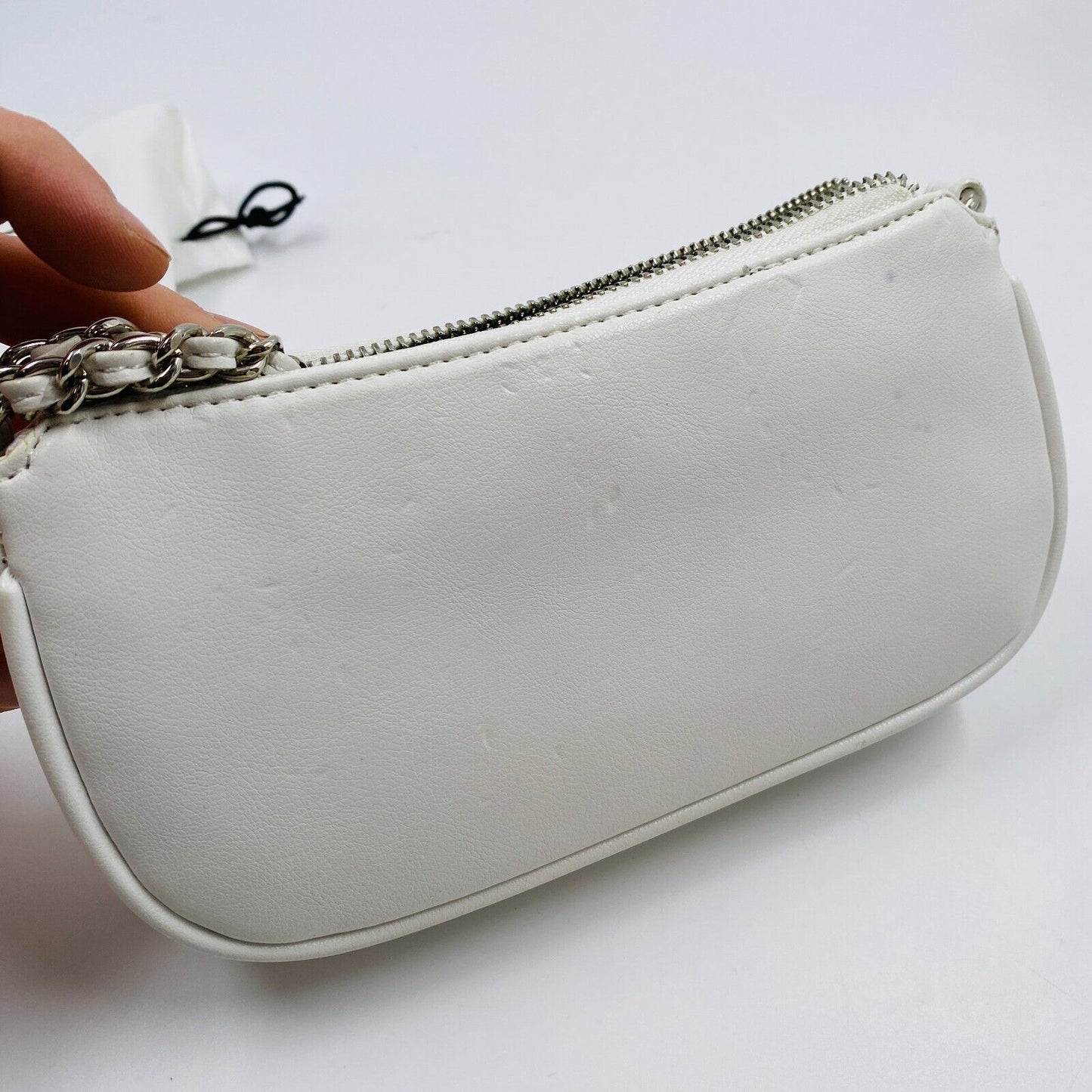 GAeLLE PARIS White Eco Leather Handbag Shoulder Bag