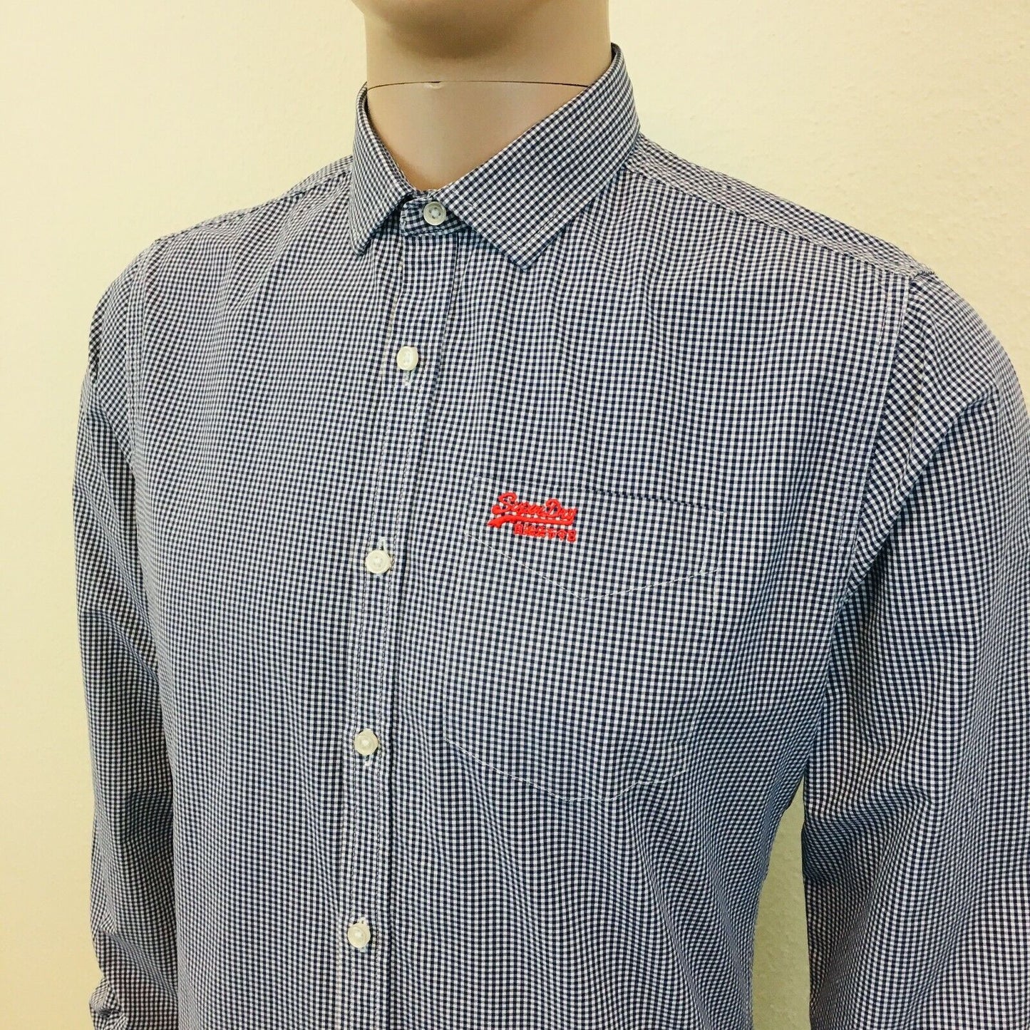 Superdry Shirt Shop Slim Fit Blue Shirt Size M Perfect!