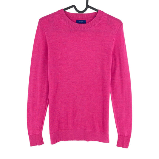 GANT Pink Crew Neck Pullover Sweater Size XS