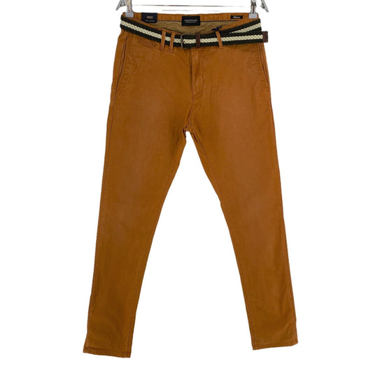 Scotch &amp; Soda Pantalon slim décontracté Warren marron clair taille W28 W29 L32