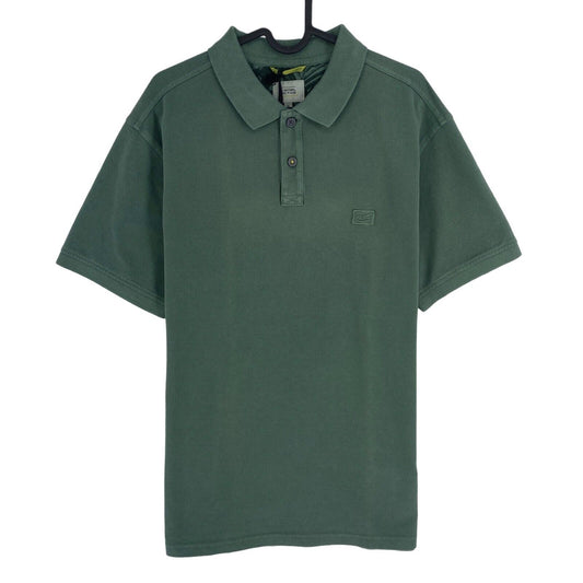 CAMEL ACTIVE Men Green Pique Short Sleeves Polo Shirt Size XL