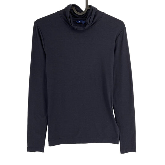 GANT Navy Blue Jersey Turtle Neck Long Sleeves T Shirt Size S