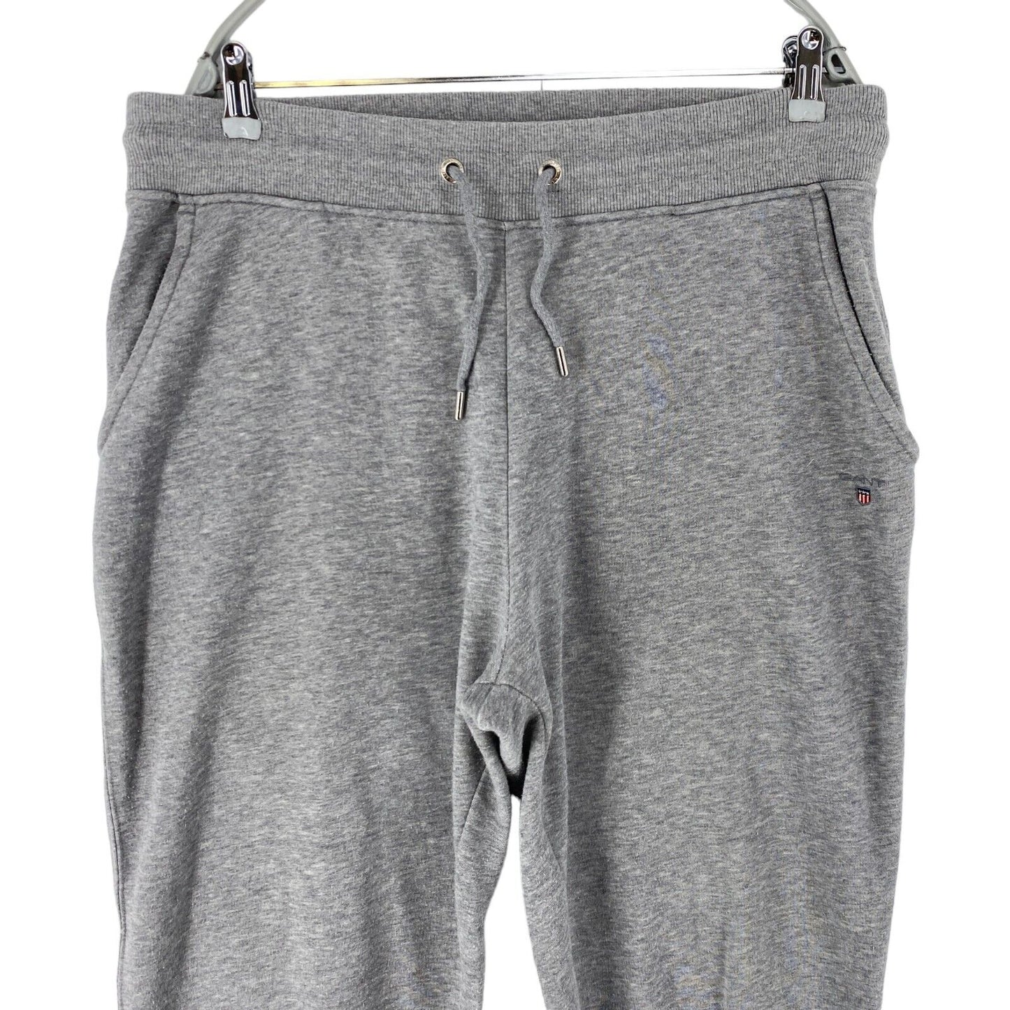 GANT Graue Jogginghose für Herren mit Bündchen, Regular Fit, Größe XL