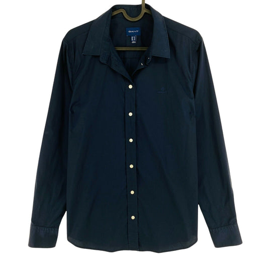 GANT Navy Blue Solid Shirt Size EU 42 UK 14 US 12